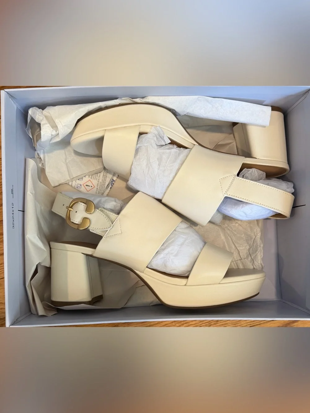 Aerosoles Camera Platform Strappy Sandal Block Heel Comfortable Bridal Brunch